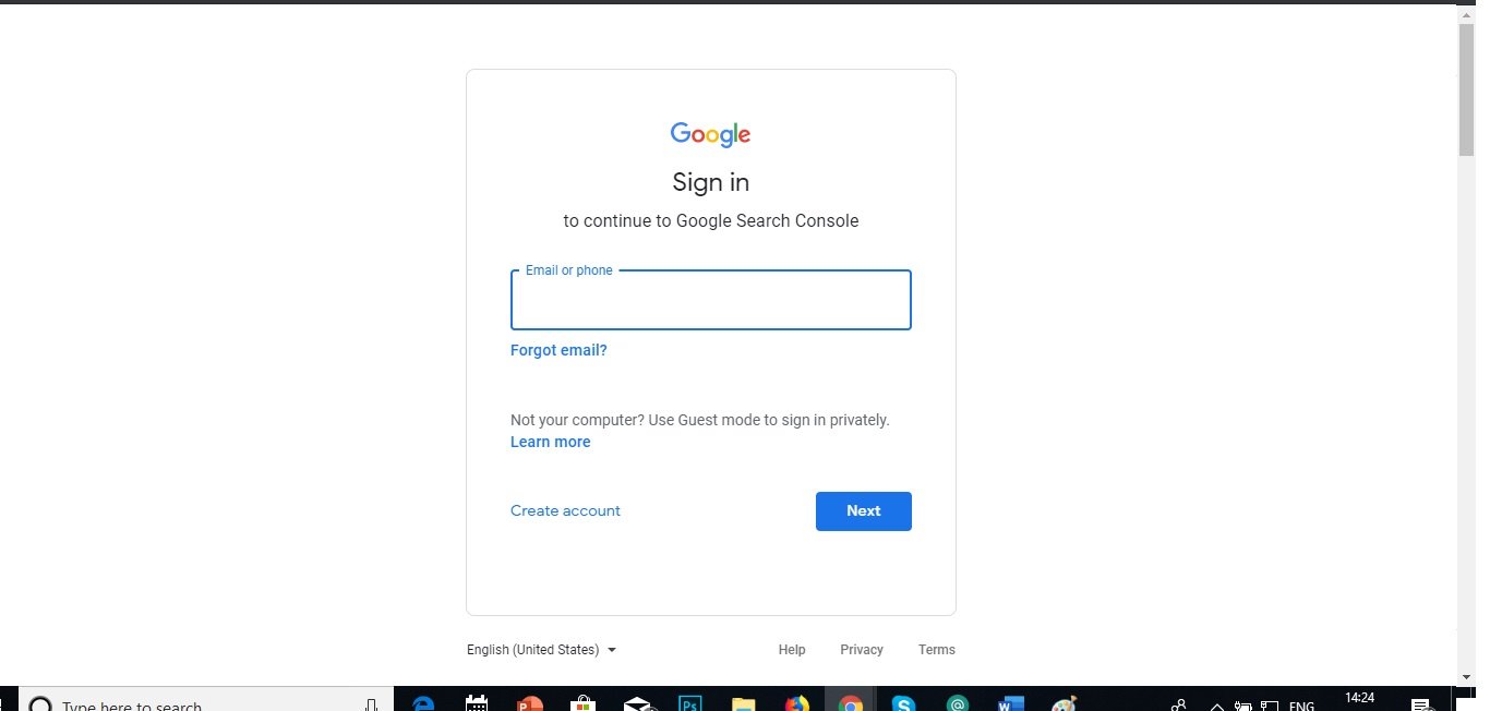 Step-3 Login with your Google id or create new one