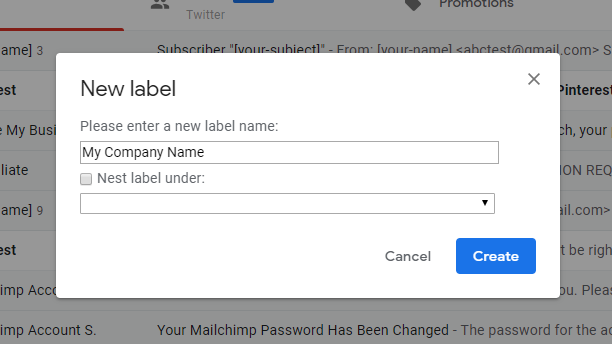 How to move emails to labels in gmail