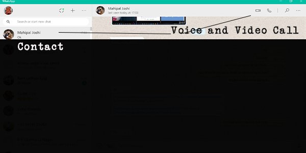 Step-4 How to make a WhatsApp Voice and Video call through Laptop or Desktop, in Just 4 Simple Steps
