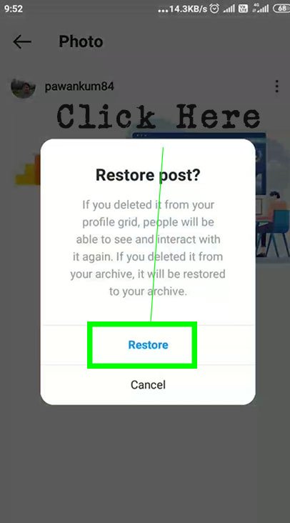 step-5, step-1, Step by Step Guide to Restore Photos and Videos from "Recent Deleted." in Instagram Account. 